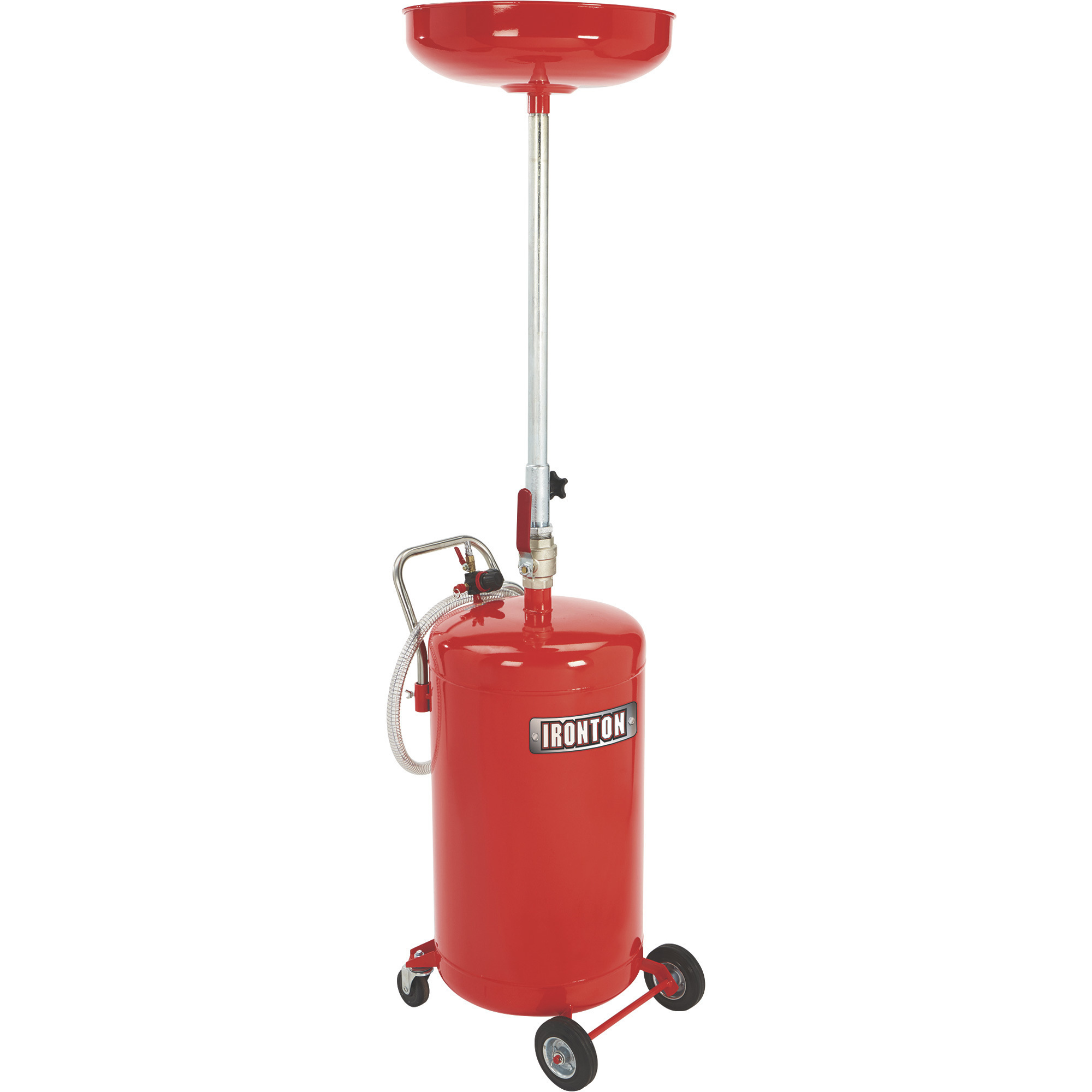 Ironton Air-Operated Waste Oil Drainer, 20-Gallon Tank